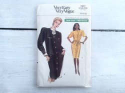 7577 EZ VOG PULLOVER TUCK CAP SLV DRESS LENGTHS PATTERN 6